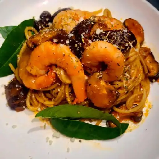 Hình ảnh Mì ý tôm sốt tomyum chua cay Size M