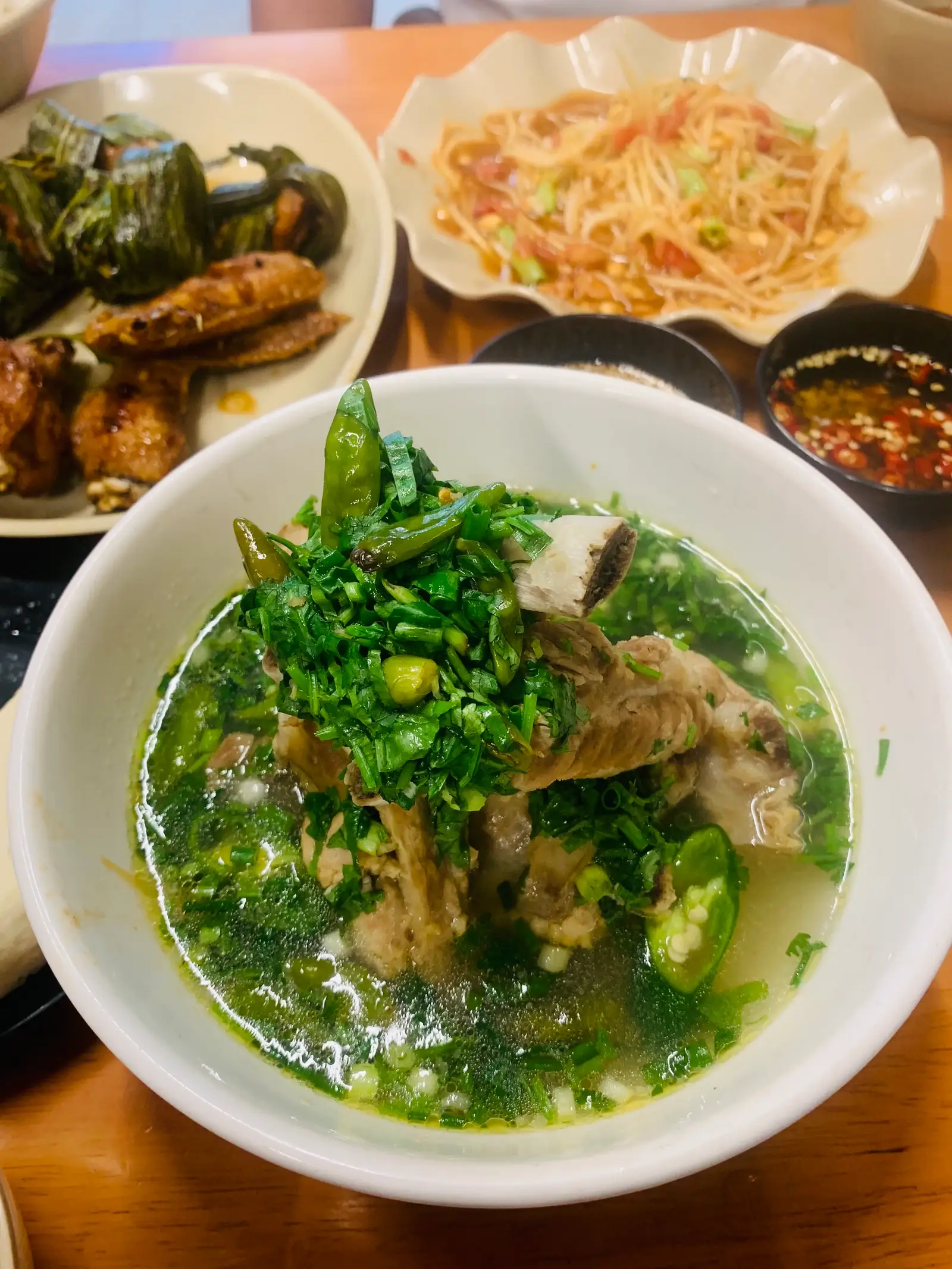 Hình ảnh Cánh sườn Cay ớt xanh