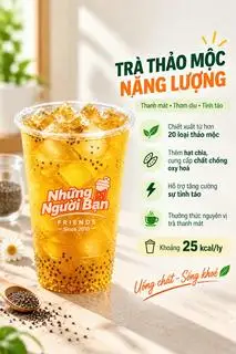 Hình ảnh Trà thảo mộc năng lượng (500ml)