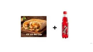 Hình ảnh Combo Tacos gà xù bơ cay - Sting dâu