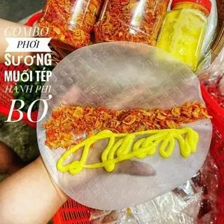 Hình ảnh Set Bánh Phơi Sương Bơ Muối Hành Phi