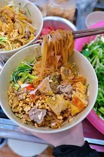 Hình ảnh Bánh đa trộn ( bò giò đậu)