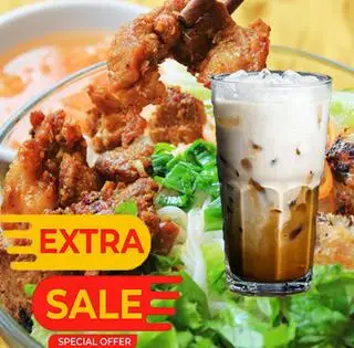 Combo Sáng No Say (Bún + Cafe) - 75.000 ₫ tại Bún Thịt Nướng & Trà Trái Cây Healthy - Đường Số 5