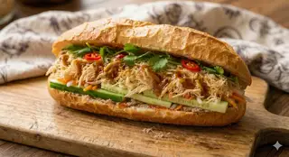 Hình ảnh Bánh mì gà Gia An
