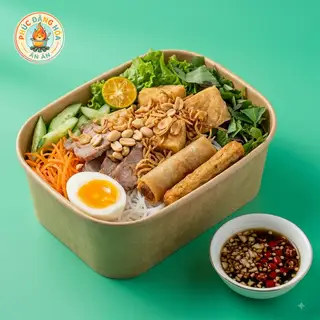 Bún nước tương thập cẩm (Full Toppings) - 71.000 ₫ tại Phúc Đăng Hỏa - Bún, Bánh Hỏi & Bánh Mì - Âu Cơ