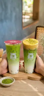 Hình ảnh matcha kem trứng