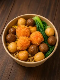 Mì S/M viên chiên - 57.000 ₫ tại Mì Trộn Giá Sinh Viên - Mì Indomie, Gà Rán & Ăn Vặt - Tôn Thất Thuyết