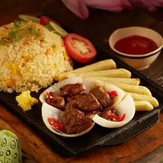 Cơm bò lúc lắc - 71.000 ₫ tại Mộc Vị Quán - Sư Vạn Hạnh