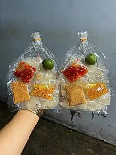 Hình ảnh Combo 5 bánh tráng muối bò dầu tỏi ớt rim