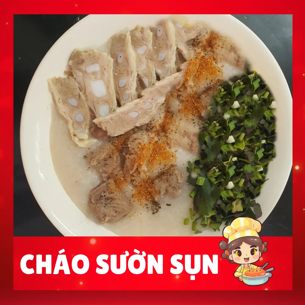 Hình ảnh Cháo sườn sụn