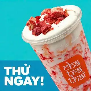 Hình ảnh LATTE DÂU KEM CHEESE 