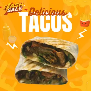 Big tacos bò sốt tiêu - 109.000 ₫ tại Bếp Bà Ba - Bao Kẹp Đài Loan, Burger & Tacos - Nguyễn Tư Nghiêm