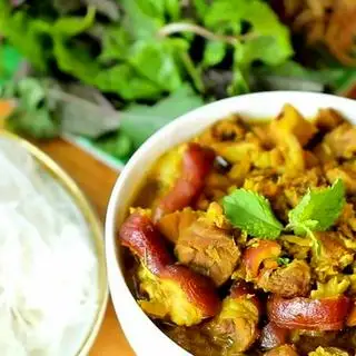 Hình ảnh Bún giả cầy suất to kèm nước