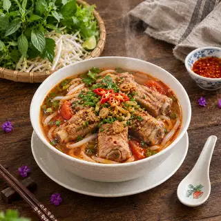 Hình ảnh BÚN SƯỜN CAY