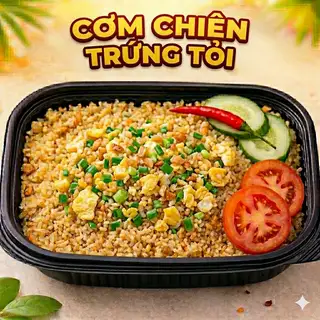 Hình ảnh cơm chiên trứng tỏi