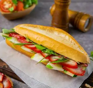 Hình ảnh Bánh mì Xá xíu