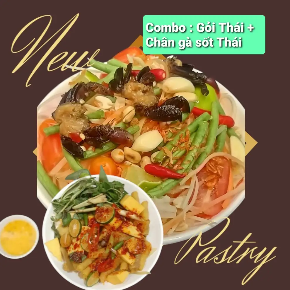 Combo gỏi Thái - chân gà sốt Thái - 130.000 ₫ tại Mr.Mía - Gỏi Thái Lan & Chân Gà Sốt Thái - Lãnh Binh Thăng