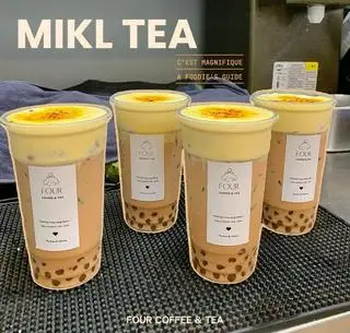 Hình ảnh Trà sữa Four kem trứng nướng