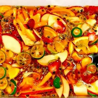 Trà trái cây tứ quý - 40.000 ₫ tại Tiệm Trà Trái Cây Tươi - Tacos Olala - Vườn Lài