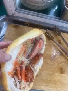 Hình ảnh pa tê súc xích ruốc 