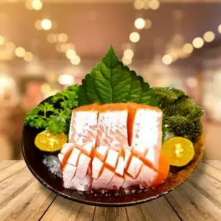 Hình ảnh Sashimi bụng cá hồi 5pcs
