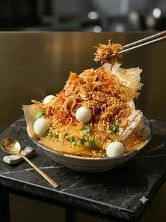 Hình ảnh BÁNH TRÁNG TRỘN ĐẶC BIỆT (TỎI PHI, MỠ HÀNH, HÀNH PHI)
