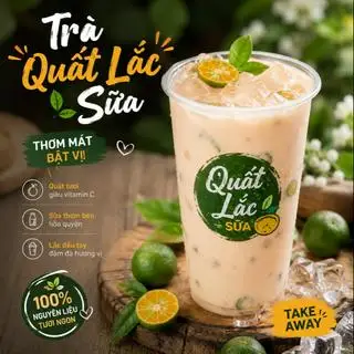 Hình ảnh Trà quất lắc sữa size L