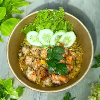 Cơm chiên tôm - 89.000 ₫ tại Hồng Ký - Nui Xào, Cơm Chiên & Lẩu Thái - Bến Vân Đồn