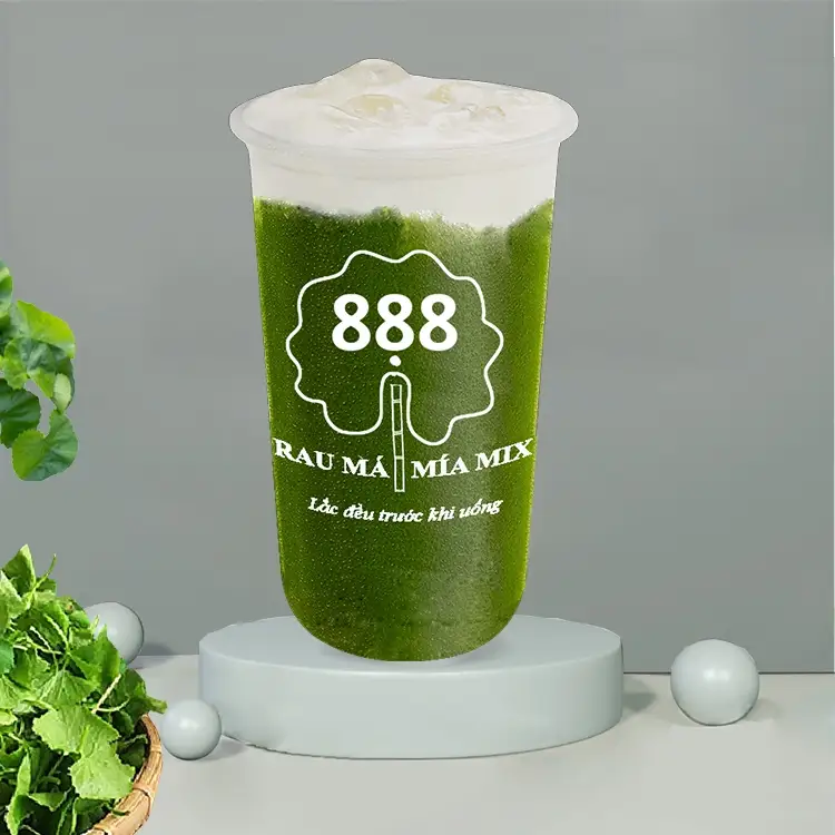 Rau má nguyên chất - 20.000 ₫ tại Rau Má & Mía Mix 888 - Gò Dưa