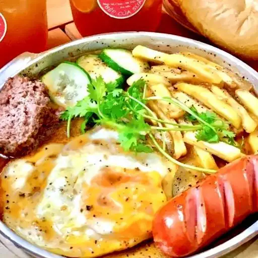 Hình ảnh Bánh mì chảo truyền thống