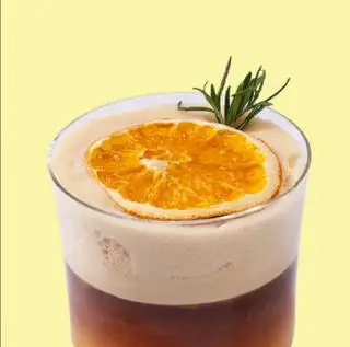 Hình ảnh Cà phê ủ lạnh cam đào - tropical froth