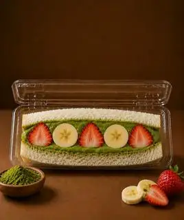 Sandwich Chuối Dâu Matcha  - 47.000 ₫ tại Dâu Lắc Té Re - Nguyễn Thượng Hiền