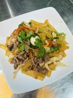 Nui xào bò - 45.000 ₫ tại BÚN RIÊU CUA ĐỒNG - Cư Xá Phan Đăng Lưu