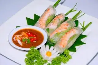 Hình ảnh gỏi cuốn tôm thịt ( 5 cuốn )