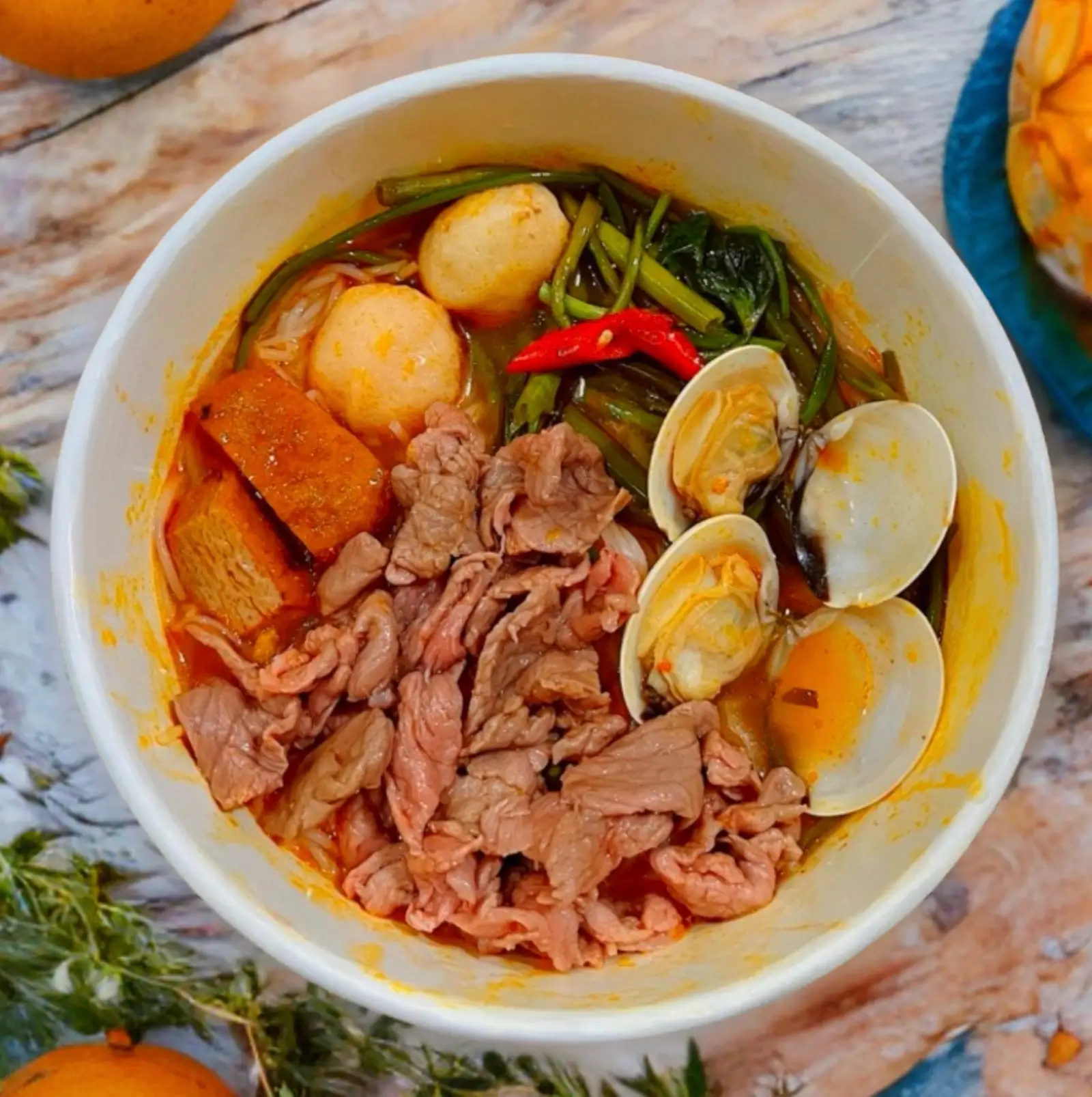 Bún Thái Cay Bò - 66.000 ₫ tại Bún Thái Nhà Kem - Huỳnh Tấn Phát