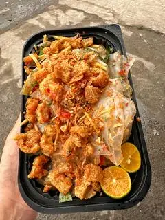 Hình ảnh Phơi sương Xoài Rau Tóp Mỡ 