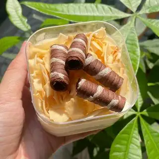 Hình ảnh Bánh Trà Xanh mix Dừa