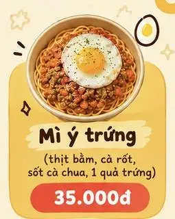 Hình ảnh Mì ý trứng 