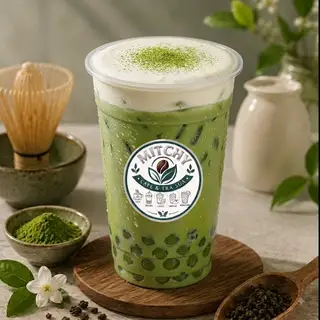 Hình ảnh Olong Lài Sữa Matcha Phủ Kem Mặn Macchiato