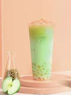 Hình ảnh Trà sữa táo xanh