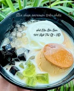 Hình ảnh Sữa chua caramen trân châu