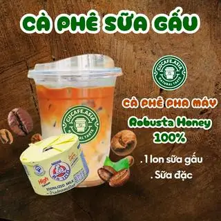 Gucafe - Cà phê Sữa gấu - Bear Milk Coffee (size M - 500ml) - 43.000 ₫ tại GUCAFE - Lan Toả Cà Phê Việt - Huỳnh Tấn Phát