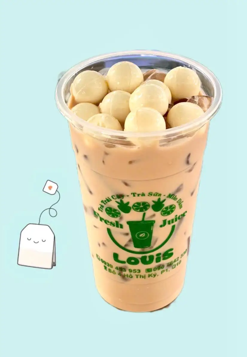 Trà Sữa Cheese Ball nhân-L - 55.000 ₫ tại Tiệm Trà Louis - Trà Sữa & Trà Trái Cây - Hồ Thị Kỷ
