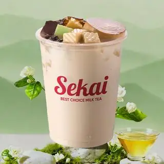 Trà Sữa Gạo Nhật Full Topping (XL - 1000 ml) - 51.000 ₫ tại Trà Sữa Sekai - Phan Đình Phùng