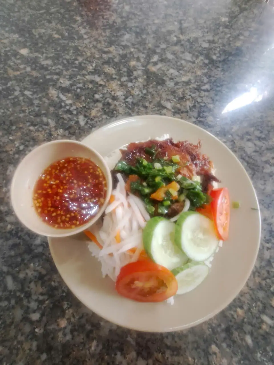 Cơm sườn - 45.000 ₫ tại Cơm Tấm Cây Đa - Trần Xuân Soạn