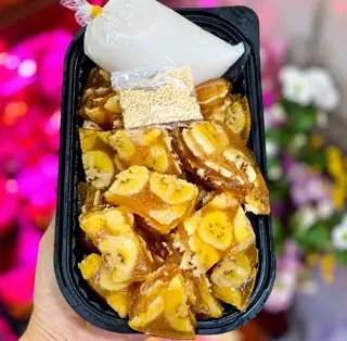 Hình ảnh 300gram - Chuối hấp thốt nốt + cốt dừa