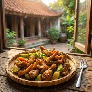 Hình ảnh Chân gà ngâm xì dầu tê cay rút xương 