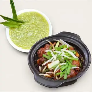 Cháo gà Singapore - cháo dứa - 100.000 ₫ tại Cháo Ếch Singapore A Béo - Đường 47