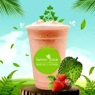 Sinh tố dâu tây - mãng cầu - SM04  - 45.000 ₫ tại Laman Juice - Nước Ép & Sinh Tố Trái Cây Vì Sức Khoẻ - Hưng Phú