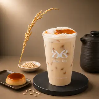 Hình ảnh Gạo Rang Bánh Flan (L)